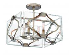 Minka N7764-683 - 4 LIGHT CONVERTIBLE SEMI FLUSH/PENDANT