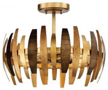 Minka N7835-659 - MANITOU - 5 LIGHT SEMI FLUSH