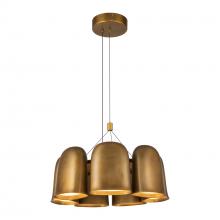 Kuzco Lighting CH21120-VB-UNV - Bell 20-in Vintage Brass LED Chandelier