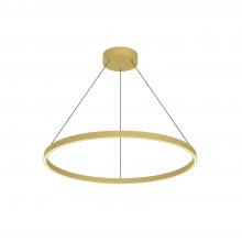 Kuzco Lighting PD87132-BG-UNV-010 - Cerchio 32-in Brushed Gold LED Pendant