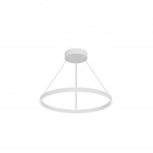 Kuzco Lighting PD87724-WH-UNV-010 - Cerchio 24-in White LED Pendant