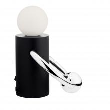 Kuzco Lighting TL73708-MB/CH - Septum 8-in Matte Black/Chrome LED Table Lamp