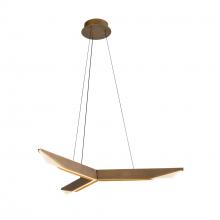 Kuzco Lighting PD64231-VB-UNV-010 - Tachi 31-in Vintage Brass LED Pendant