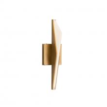 Kuzco Lighting WS64215-VB - Tachi 4-in Vintage Brass LED Wall Sconce