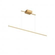 Kuzco Lighting LP18248-BG-UNV - Vega Minor 48-in Brushed Gold LED Linear Pendant