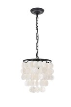 Elegant LD5050D10BK - Selene 1 light Black Pendant