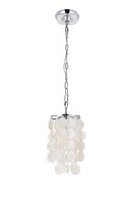 Elegant LD5050D6C - Selene 1 light Chrome Pendant