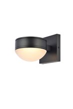 Elegant LDOD4014BK - Raine Integrated LED Wall Sconce in Black