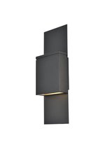 Elegant LDOD4024BK - Raine Integrated LED Wall Sconce in Black