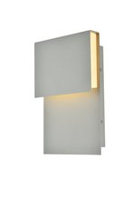 Elegant LDOD4029S - Raine Integrated LED wall sconce in silver