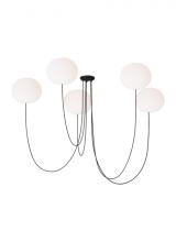 Visual Comfort PBCH36827OPB - Helium Large 5 Light Chandelier