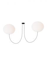 Visual Comfort PBCH37027OPB - Helium X-Large 2 Light Chandelier