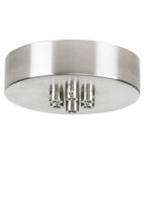Visual Comfort 700TDMRD7TNB - Line-Voltage Mini Canopy 7 Port Round