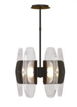 Visual Comfort & Co. Modern Collection 700WYT6PZ-LED927 - Modern Wythe Dimmable LED Small Chandelier Ceiling Light in a Plated Dark Bronze Finish