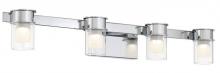 Minka P5414-077-L - Herald Square - 4 LIGHT LED Bath Chrome