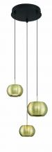 Minka P5473-884-L - Halo Â¿ 3 Light LED Pan Pendant