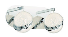Minka P1432-077-L - SILVER SLICE - 2 LIGHT LED BATH