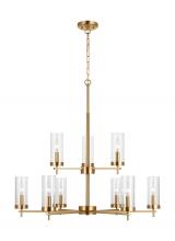 Visual Comfort 3190309-848 - Zire Nine Light Chandelier