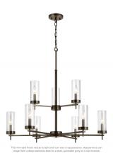 Visual Comfort 3190309EN-778 - Zire Nine Light Chandelier