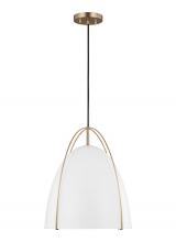 Visual Comfort 6651801EN3-848 - Norman Large One Light Pendant