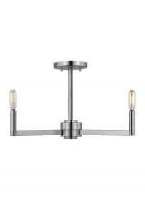 Visual Comfort 7764203EN-962 - Fullton Three Light Semi-Flush Mount