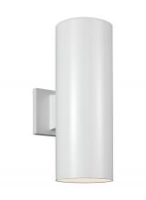 Visual Comfort 8313802-15 - Outdoor Cylinders Small Two Light Outdoor Wall Lantern