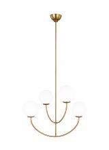 Visual Comfort AEC1054BBS - Galassia Four Light Chandelier