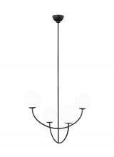 Visual Comfort AEC1054MBK - Galassia Four Light Chandelier