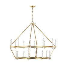 Visual Comfort CC14420BBS - Marston 2 Tier Large Chandelier