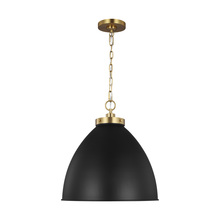 Visual Comfort CP1301MBKBBS - Wellfleet Large Dome Pendant