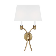 Visual Comfort CW1032ADB - Westerly Double Sconce