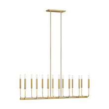Visual Comfort EC10614BBS - Brianna Linear Chandelier