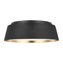 Visual Comfort EF1003MBK - Asher Medium Flush Mount