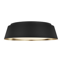 Visual Comfort EF1005MBK - Asher Large Flush Mount
