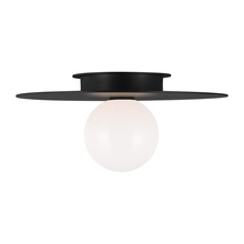 Visual Comfort KF1011MBK - Nodes Medium Flush Mount