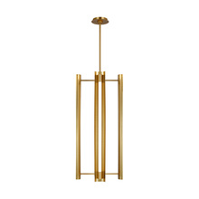 Visual Comfort KP1114BBS - Carson Four Light Tall Pendant