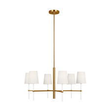 Visual Comfort KSC1086BBSGW - Monroe Medium Chandelier