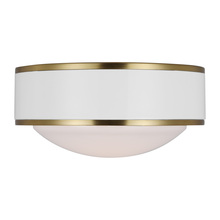 Visual Comfort KSF1061BBSGW - Monroe LED Flush Mount