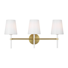 Visual Comfort KSV1013BBSGW - Monroe Vanity