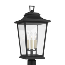 Visual Comfort OL15407TXB - Warren Post Lantern