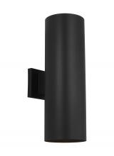 Visual Comfort SLO1172TXB - Outdoor Cylinders Large Two Light Wall Lantern