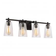 Visual Comfort VS24304MBK - Mercer 4 -Light Vanity