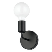 Eglo 205335A - 1 LT Open Bulb Wall Light w/ a Matte Black Finish