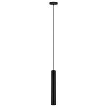 Eglo 62547A - 1 LT Cylinder Pendant w/ Matte Black Finish