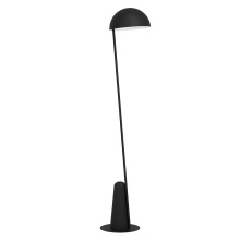 Eglo 900135A - 1 LT Floor Lamp Black w/ White Interior Metal Shade