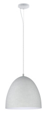 Eglo 94354A - 1 LT Pendant w/ Grey Finish & Grey Shade
