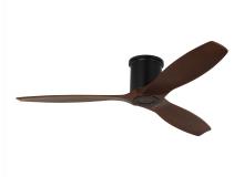 Visual Comfort 3CNHSM52MBK - Collins 52-inch indoor/outdoor smart hugger ceiling fan in midnight black finish