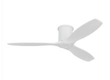 Visual Comfort 3CNHSM52RZW - Collins 52-inch indoor/outdoor smart hugger ceiling fan in matte white finish